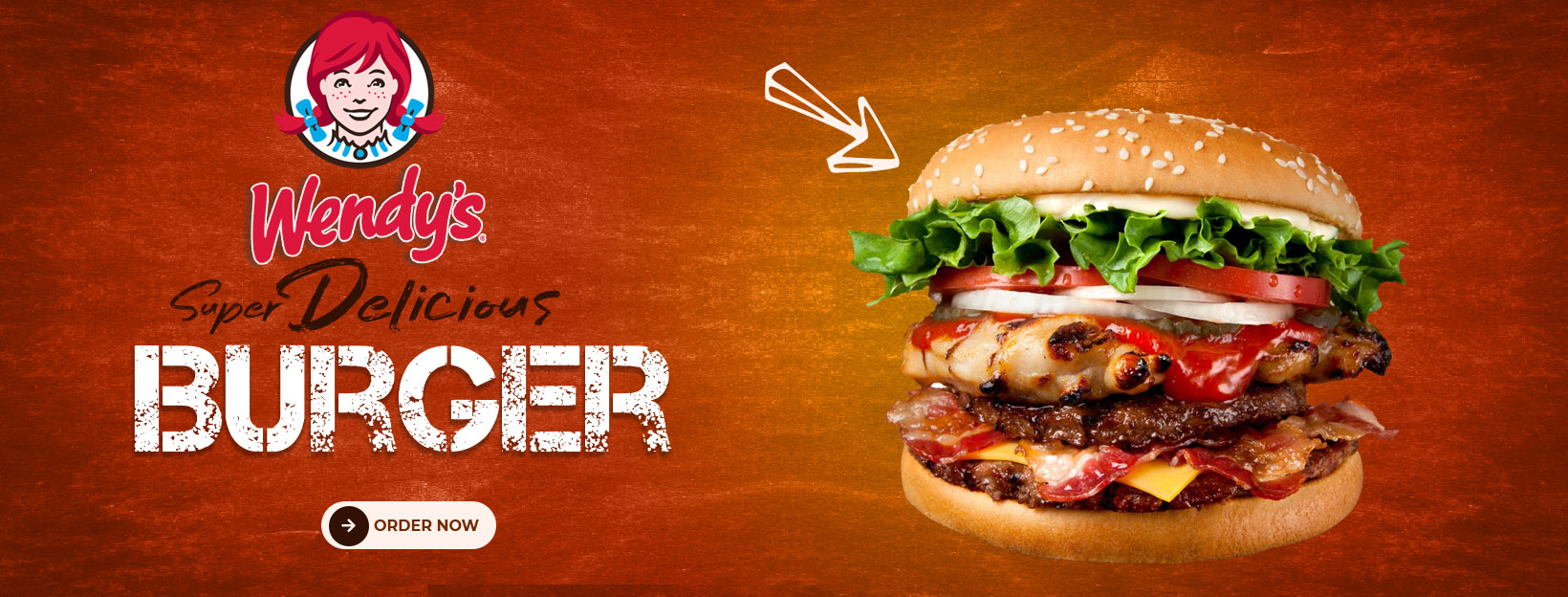 Hamburgers Menu at Wendy’s